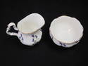 Royal Albert Creamer and Sugar Set - Blue Floral