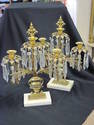 BRASS BRONZE MANtle CANDELABRA 