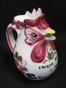 Italian Rooster Handpainted Pitcher