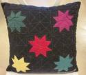 JUDI BOISSON 1991 QUILTED "STAR" PILLOW 