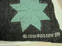 JUDI BOISSON 1991 QUILTED "STAR" PILLOW 