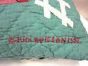 JUDI BOISSON 1992 QUILTED "BARN" PILLOW 