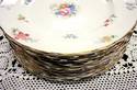 Set of 11 Tuscan Bone China Dessert Plates "Plant"