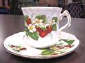 SPODE "Strawberry Ripe" Cup & Saucer