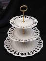 Bone China 3 Tier Dessert Tray - Bristol House