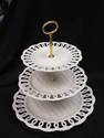 Bone China 3 Tier Dessert Tray - Bristol House