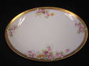 Austria A. P. "Queen" Oval Platter W/ 2 Plates