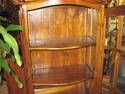 Excellent Carved Wooden Curio Cabinet - 3 Shelves