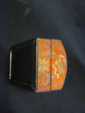 Beautiful Asian Laquered Box with Ceramic Top Inse