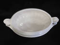 White Ceramic Tureen Laddle, Plate - Neuwirth Port