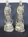 Handsome Cast Metal Quan Yang Oriental Statues