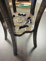 Asian Wooden Carved Stand with Marble Top