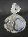 Beautiful Tall Etched Cyrstal Candy Dish - Owl Des