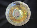 Carnival Glass Footed Bowl