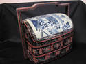 Chinese Laquered Wedding Box - Handpainted