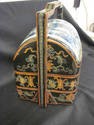 Chinese Laquered Wedding Box - Handpainted