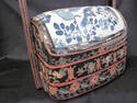 Chinese Laquered Wedding Box - Handpainted