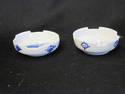 Pair of Hand Painted Porcelain dish - Fish Design