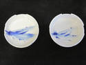 Pair of Hand Painted Porcelain dish - Fish Design