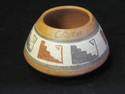 Hand Painted Clay Pot from Chile