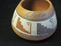 Hand Painted Clay Pot from Chile