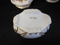 Vintage Three Piece Tea Set - White Porcelain/Gold