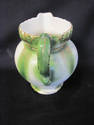 Antique Set of Four Ceramic Pitchers - Green Strip