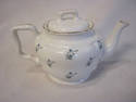 Arthur Wood English Porcelain Teapot Floral Design