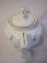 Arthur Wood English Porcelain Teapot Floral Design