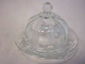 Covered Glass Butter Dish