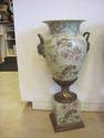 Set of 2 Ceramic Tall Vases-Birds/Florals Mark Rob