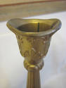 Tall Gold Painted Unique Candlestick