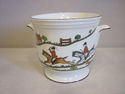 Bone China Planter - English Hunting Scene