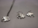 Buffalo Nickel Necklace and Earrings