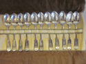 Eleven Monogramed Silver Spoons - 1847 Rogers