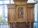 Antique French Gothic Walnut Sideboard Buffet