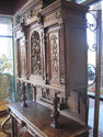 Antique French Gothic Walnut Sideboard Buffet