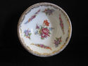 Porcelain Bowl with Underdish - Florals and Gold E