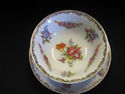 Porcelain Bowl with Underdish - Florals and Gold E