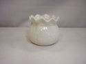 Belleek Bowl - Cream Colored with Tassel Accent