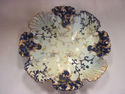 Antique Cobalt/Gold Gilt Round Dish - Scalloped Ed