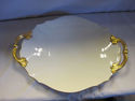 Gold/Cream Colored Ceramic Platter - Lenox USA 