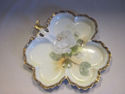 Ceramic Clover Shaped Vanity/Candy/Serving Dish Pr