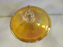 Carnival Glass Candy Dish with Lid