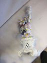 Beautiful Handpainted Capodimonte Styled Candleabr