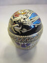 Russian Handpainted Metal  Egg - Copper Interior