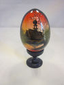 Russian Handpainted Wooden Egg