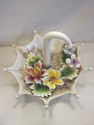 Capodimonte Ceramic Umbrella with Flowers - Italy