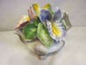 Capodimonte Teapot with Flowers - Italy