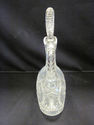 Unusual Cut Crystal Liquor Decanter with Stopper